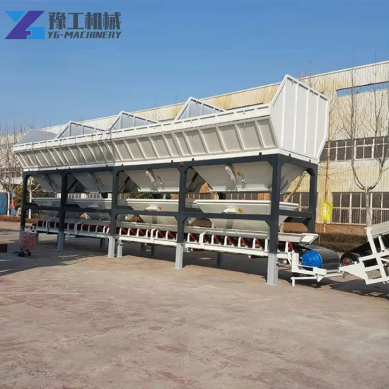 YG Accumulation Weighing Batcher Aggregate Storage Hopper Batching Machine Bins PLD Sand Stone Hopper for Sale