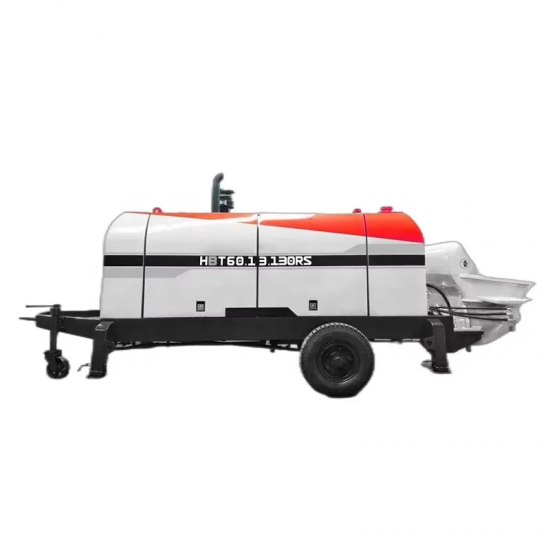 New Construction Machinery Mini Concrete Pump Ready Mix Mobile Concrete Pump With Mixer Motor Cement Cement Mixer With Pump