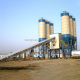 High Performance HZS180 Fixed Ready Mixed Cement Batching Plant Aggregate Concrete Mixing Plant